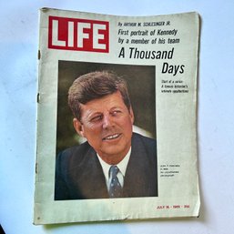 LIFE Magazine, July 16, 1965: JFK 'A Thousand Days' By Arthur Schlesinger Jr