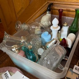 Vintage Avon Bottles And Other Glassware (stair Landing)