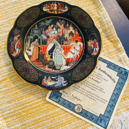 'Love's Promise' A Golden Age Of Russian Legends Collectors Plate With Certificate