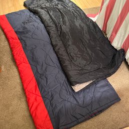 Pair Of Sleeping Bags And Storage Bags (apt)