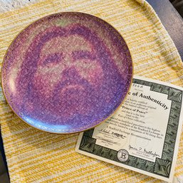 'Prince Of Peace' Eyes Of Christ Collectors Plate With Certificate