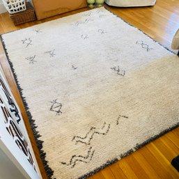 63'x83' 'Critter Tribal' Area Rug  (Office)