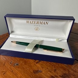 Waterman Green Marbled Pen (HW)