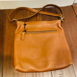 Brown Leather Bally Handbag (Basement Storage)