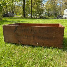 Vintage Larkin Co. Larkin Soaps Wooden Crate, Buffalo NY (Garage 2)