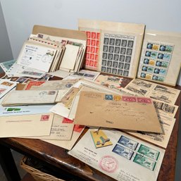 Large Lot Of Vintage & Antique Stamps, Letters, And Other Ephemera (HW)