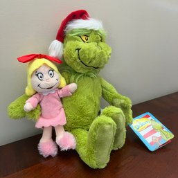 Grinch With Cindy Lou Who Stuffed Toy - Barnes And Noble Exclusive (DR)