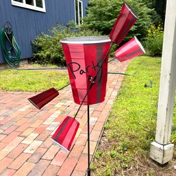 Party's Over Here! Cant Miss It With A Fun Windmill Red Solo Cup Windmill Like This! (GARAGE) 62460