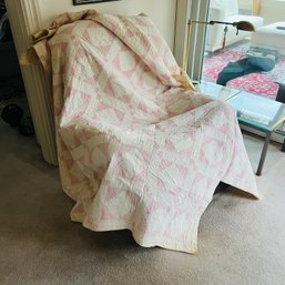 Vintage Pink Quilt No. 2 (Living Room)