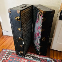 Antique Trunk With Assorted Clothing And Accessories (Bedroom 1)