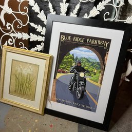 Pair Of Framed Prints (basement)