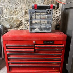 Husky Tool Case With Other Storage Cases (basement)