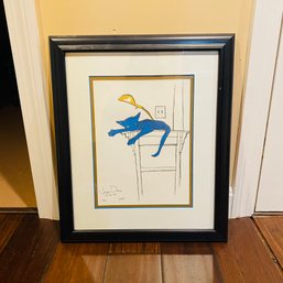 Framed And Signed 'Pete' Print By James Dean (Basement Storage)