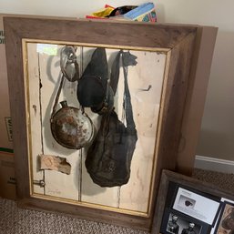 Vintage Darius Cobb Lithograph In Wooden Frame With Additional Information On The Artist (BR 1)