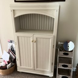 Cute Cabinet With Striped Backing (Upstairs Hall)