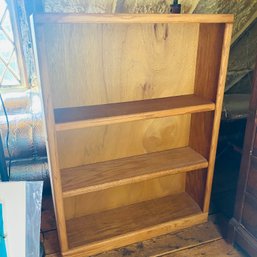 Wood Bookcase With 2 Adjustable Shelves, 10'x36'x48' (Attic)