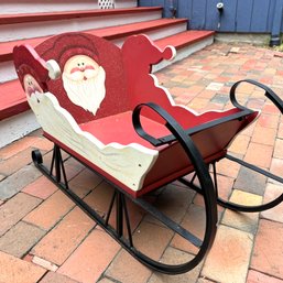 Awesome And Heavy Duty! Decorative Santa's Sleigh (GARAGE) 62465