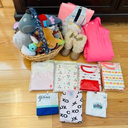 Assorted Infant/Toddler Clothes And Toys Lot (Master Bedroom)