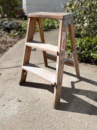 Small Wooden Keller Step Ladder (Living Room)