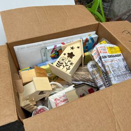 Box Full Of Craft Supplies (NK)