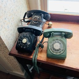 Vintage Rotary Dial Telephones (Bedroom 2)