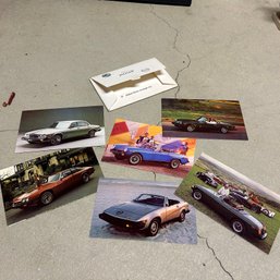 Set Of Vintage Jaguar Postcards (zone 4)