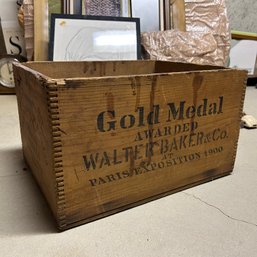 Antique Walter Baker Crate (zone 4)