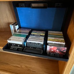 Vintage Cassette Tapes With Storage Case (Kitchen)