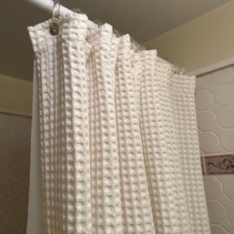 Waffle Weave Shower Curtain (apt)