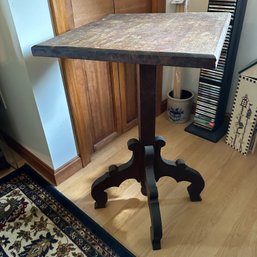 Vintage Wood Side Table - See Description (Entry)