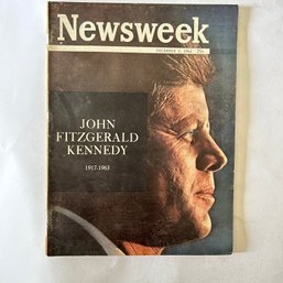 NEWSWEEK December 2, 1963: JFK Memorial, John Fitzgerald Kennedy Feature