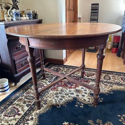 Vintage James Schoolbred & Co. London Solid Wood Table (Entry)
