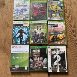 Lot Of 9 XBox Video Games - Sonic, Halo, Call Of Duty & More (Barn)