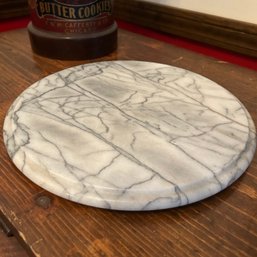 Marble Lazy Susan, Circular Beveled Edge Marble Board (kitchen)