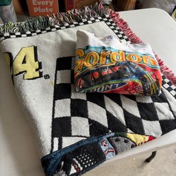 Vintage Jeff Gordon Sweatshirt And Throw - As Is (ST)