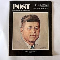 The Saturday Evening POST Magazine: December 14, 1963, In Memoriam 'A Senseless Tragedy' JFK John F Kennedy
