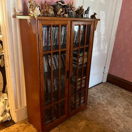 Glass Door Cabinet (LR)