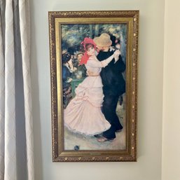 Large Framed RENIOR Reproduction 'Dance At Bougival'