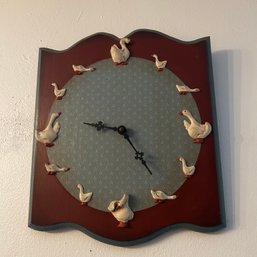 Vintage Goose Wall Clock (kitchen)