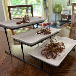 3 Tier Serving Stand With Napkin Holders (DR)