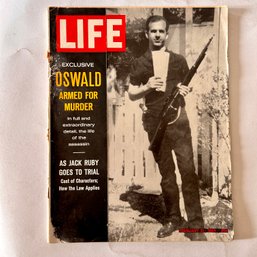 LIFE Magazine: February 21, 1964 Exclusive OSWALD Armed For Murder, Jack Ruby Trial, JFK Assassination