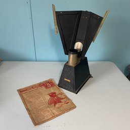 Vintage Jecta-scope Drafting Lamp Model #75 (BR)