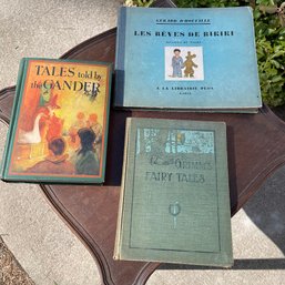 Vintage Childrens' Book Lot Including Grimm's Fairy Tales (Living Room)