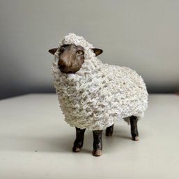 Vintage IRISH DRESDEN Lace Work 'mammy Sheep' Figurine (attic)