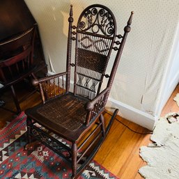 Antique Rocking Chair (bedroom 1)