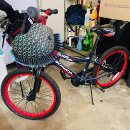 Child's Schwinn 20' Falcon Bicycle & Helmet (Tires Need Air) (garage)