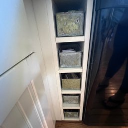Small Metal Bins With Contents (Kitchen)