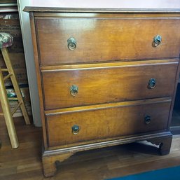 Antique Style Wood Dresser And Contents (Doll BR)