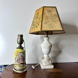 Pair Of Vintage Table Lamps (b2)