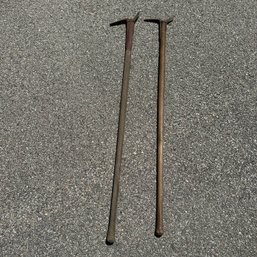 Pair Of Vintage Ice Axes (Shed)